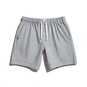 GAP Striped Linen/Cotton Drawstring Waist Seersucker Shorts XS